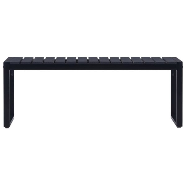 Garden Bench PS Board Black