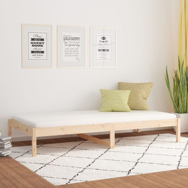 Covington Day Bed 92×187 cm Single Bed Size Solid Wood Pine