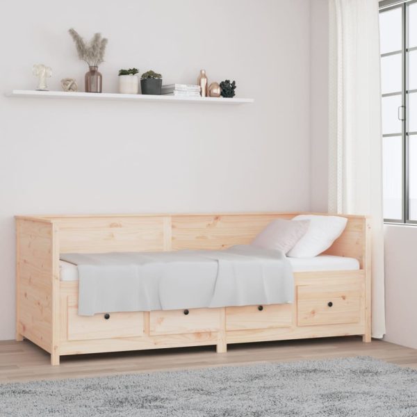 Elmwood Day Bed 80×200 cm Solid Wood Pine