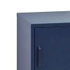 Metal Locker Storage Shelf Filing Cabinet Cupboard Bedside Table Blue