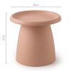 Coffee Table Mushroom Nordic Round Small Side Table 50CM Pink
