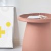 Coffee Table Mushroom Nordic Round Small Side Table 50CM Pink