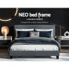 Artiss Neo Bed Frame Fabric – Grey Queen