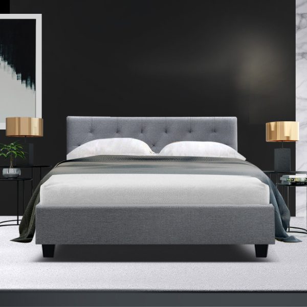 Wattle Bed Frame Fabric- Grey