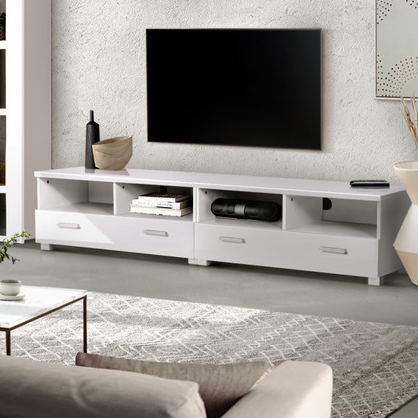 Arroyo TV Stand Entertainment Unit with Drawers – White