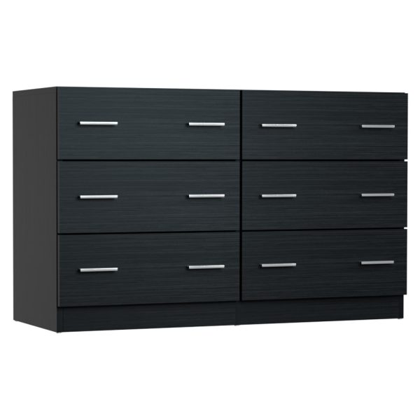6 Chest of Drawers – VEDA Black