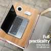 Laptop Table Desk Portable – Light Wood