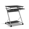 Metal Pull Out Table Desk – Black