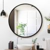 90cm Wall Mirror Round Makeup mirrors Bathroom