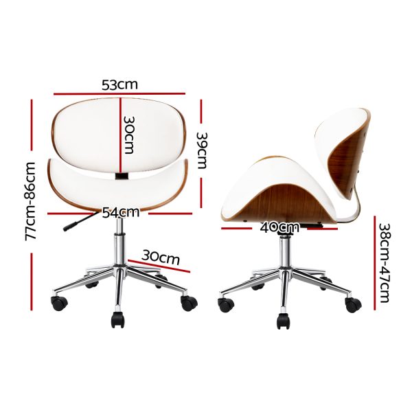 Leather Office Chair White