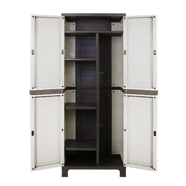 Outdoor Storage Cabinet Cupboard Lockable Garage 173cm