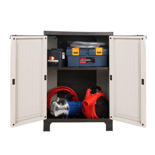 Outdoor Storage Cabinet Cupboard Lockable Garage 92cm