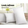 King Size 4 Pack Bed Pillow Medium*2 Firm*2 Microfibre Fiiling