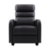 Luxury Recliner Chair Chairs Lounge Armchair Sofa Leather Cover Brown