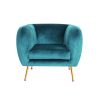 Armchair Lounge Sofa Arm Chair Accent Chairs Armchairs Couch Velvet Green