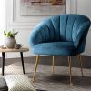 Armchair Lounge Chair Armchairs Accent Chairs Navy Blue Velvet Sofa Couch
