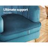 Armchair Lounge Chair Accent Armchairs Sofa Chairs Velvet Navy Blue Couch