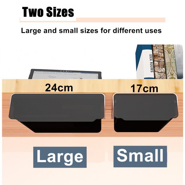 Under Desk Drawer Slide-out Large Office Organizers and Storage Drawers – Small Black