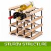 La Bella 12 Bottle Timber Wine Rack Storage Cellar Organiser