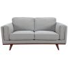 Petalsoft 2 Seater Sofa Fabric Uplholstered Lounge Couch – Grey