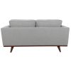 Petalsoft 2 Seater Sofa Fabric Uplholstered Lounge Couch – Grey