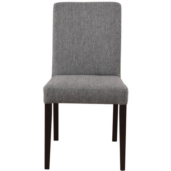 Catmint Dining Chair Set of 2 Fabric Upholstered Solid Acacia Wood – Granite