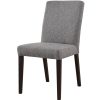 Catmint 7pc Dining Set 180cm Table with 6 Solid Wood Fabric Chair