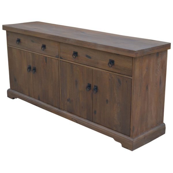 Florence  Buffet Table 180cm 2 Door 4 Drawer Solid Mango Timber Wood