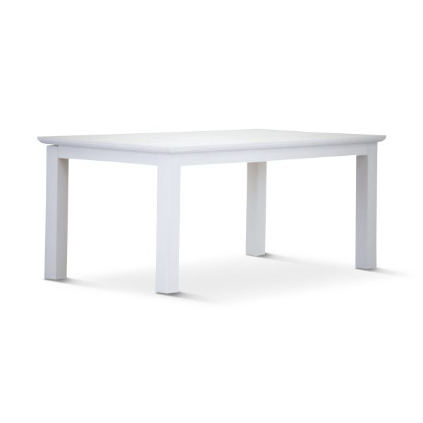 Laelia 9pc Dining Set 220cm Table 8 Chair Acacia Wood Coastal Furniture – White