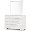 Celosia Dresser Mirror 8 Chest of Drawers Bedroom Timber Storage Cabinet – White