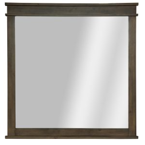 Lily Dresser Mirror Vanity Dressing Table Solid Pine  Wood Frame – Rustic Grey