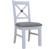 Beechworth Dining Chair Set of 2 Solid Pine Timber Wood Hampton Furniture – Grey