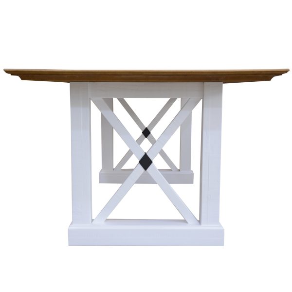 Beechworth 7pc Dining Set 200cm Table 6 Chair Pine Wood Hampton Furniture – Grey