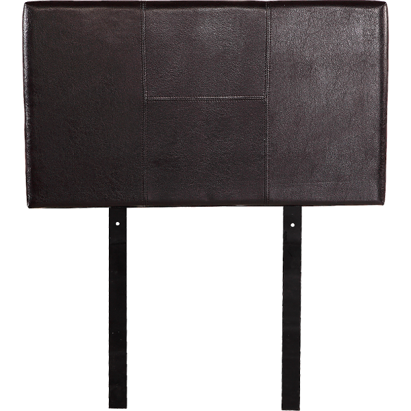 PU Leather Single Bed Headboard Bedhead – Brown