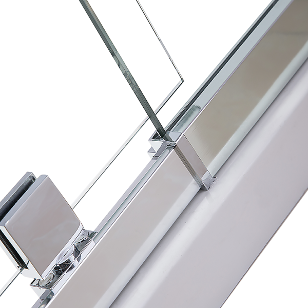 Semi Frameless Shower Screen (114~122) x 195cm & (89~92) x 195cm Side AS/NZS Glass