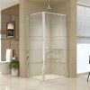 Semi Frameless Shower Screen (98~106) x 195cm & (77~80) x 195cm Side AS/NZS Glass