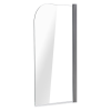 180? Pivot Door 6mm Safety Glass Bath Shower Screen 900x1400mm By Della Francesca