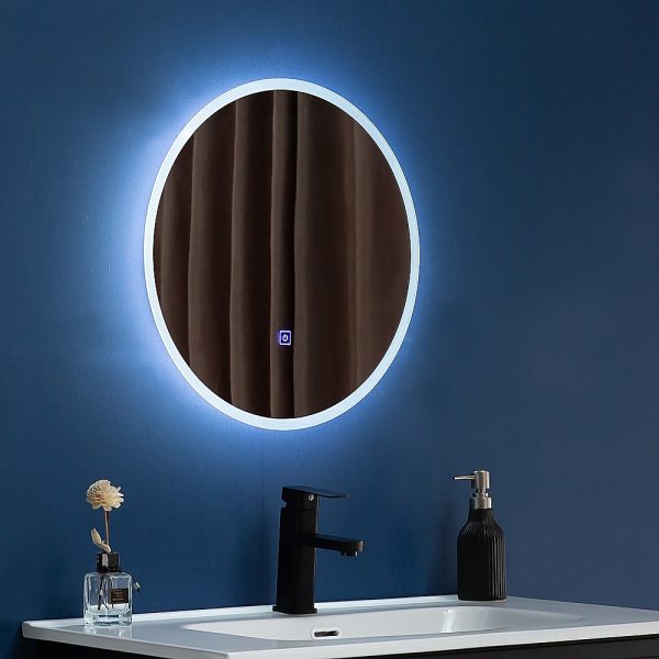 LED Wall Mirror Bathroom Mirrors Light Decor Round
