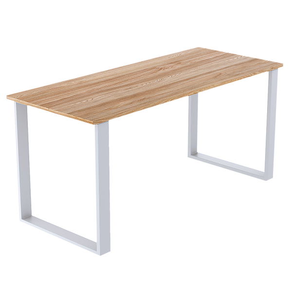 Square Shaped Table Bench Desk Legs Retro Industrial Design Fully Welded – White