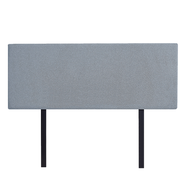 Linen Fabric Double Bed Deluxe Headboard Bedhead – Berlin Blue