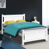 Double Size Wooden Bed Frame – White