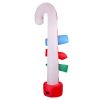 Jingle Jollys Christmas Inflatable Candy Pole 2.4M Lights Outdoor Decorations