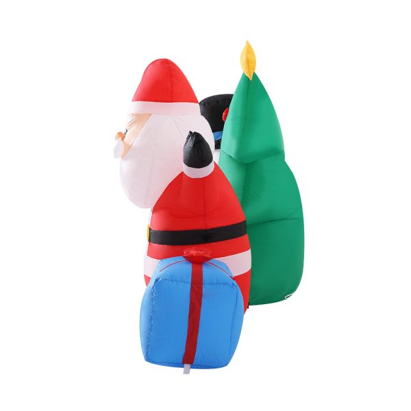 Jingle Jollys Christmas Inflatable Tree Snowman Lights 2.7M Outdoor Decorations