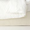 Quilted Cream King Single Valance by Ardor