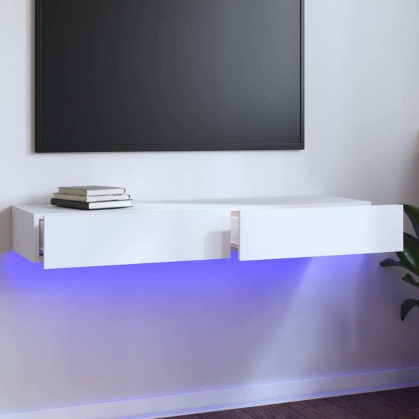 Anna TV Cabinet with LED Lights 60×35 cm