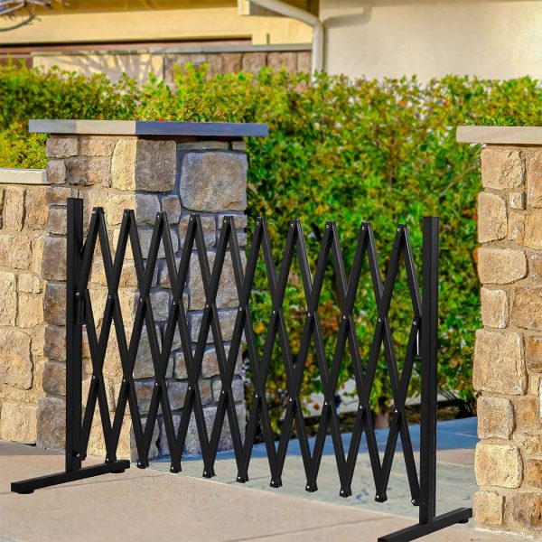 Garden Gate Security Pet Baby Fence Barrier Safety Aluminum Indoor Outdoor