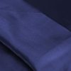 Silky Satin Quilt Cover Set Bedspread Pillowcases Summer King Blue