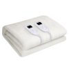 350GSM Electric Blanket Heated Fully Fitted Fleece Pad Washable Double