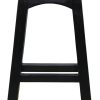 Tokyo Timber Kitchen Counter Stool H 67 cm (Black Caramel)