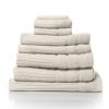 Royal Comfort Eden Egyptian Cotton 600GSM 8 Piece Luxury Bath Towels Set – Granite
